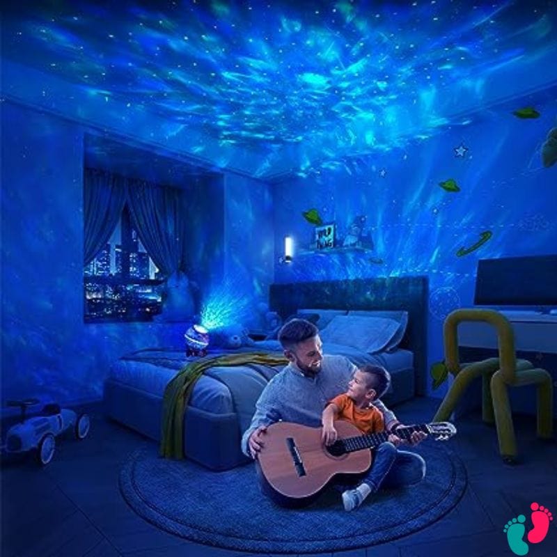 Oeuf dinosaure Projecteur LED veilleuse bruits blancs pour chambre d'enfant - PROJECT NIGHT