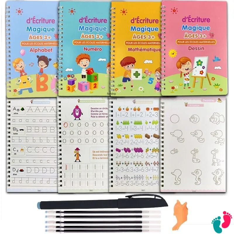 Cahier d'apprentissage réutilisable - MAGIC BOOK