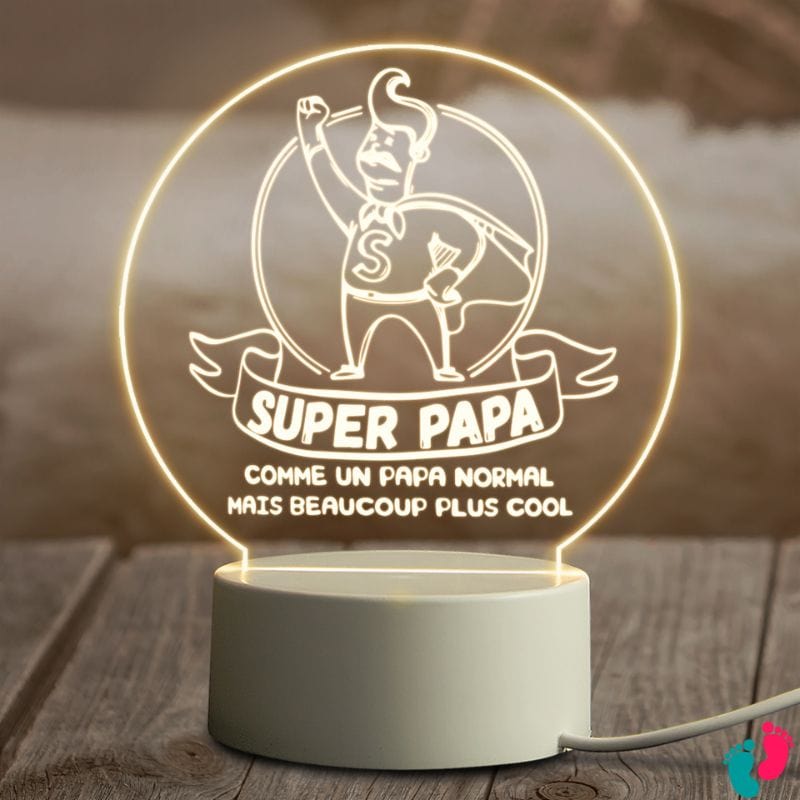 Veilleuse pour le meilleur des papas - DADY BEST