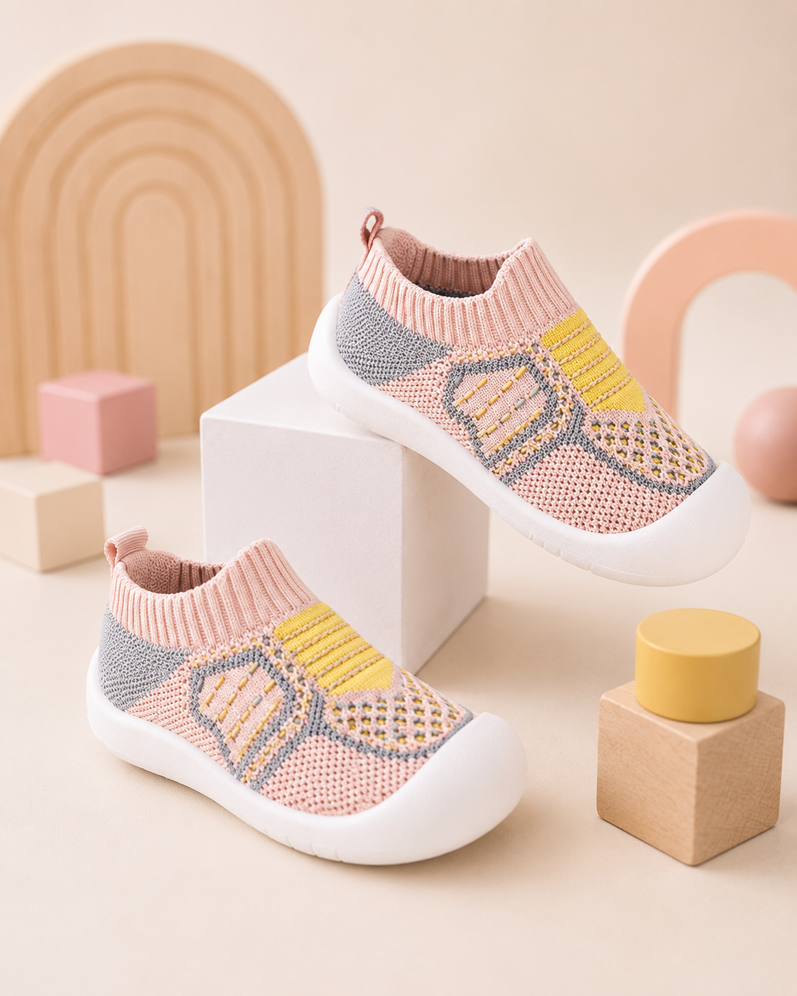 Chaussures souples respirantes en maille pour bébé - BABY SHOES