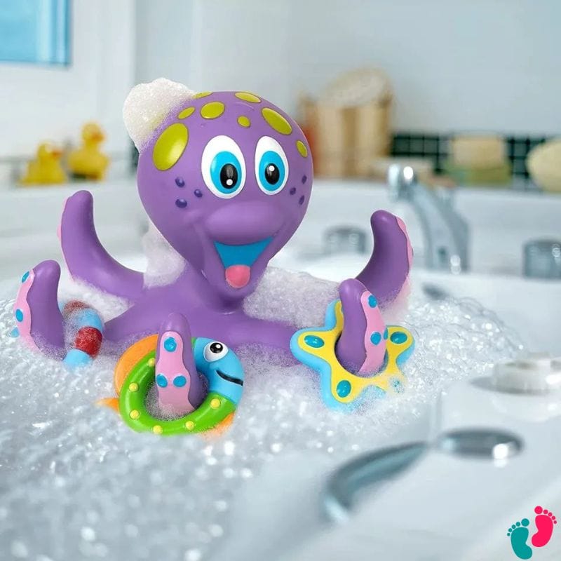 Jouet de bain pieuvre flottante intéractive et éducative - KIDS OCTOP