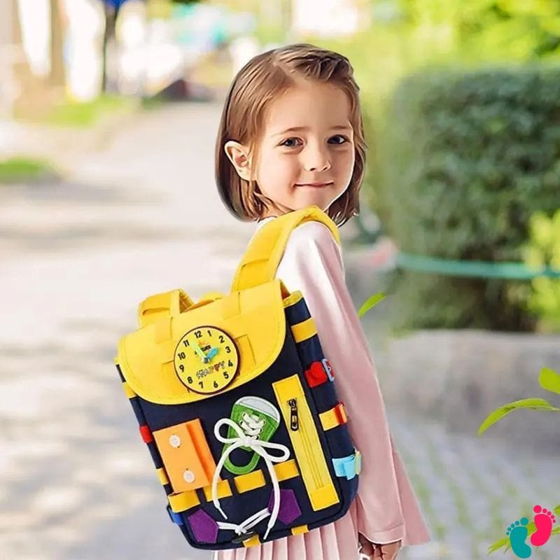 Sac a dos éducatif Montessori en feutrine - KIDS CASE