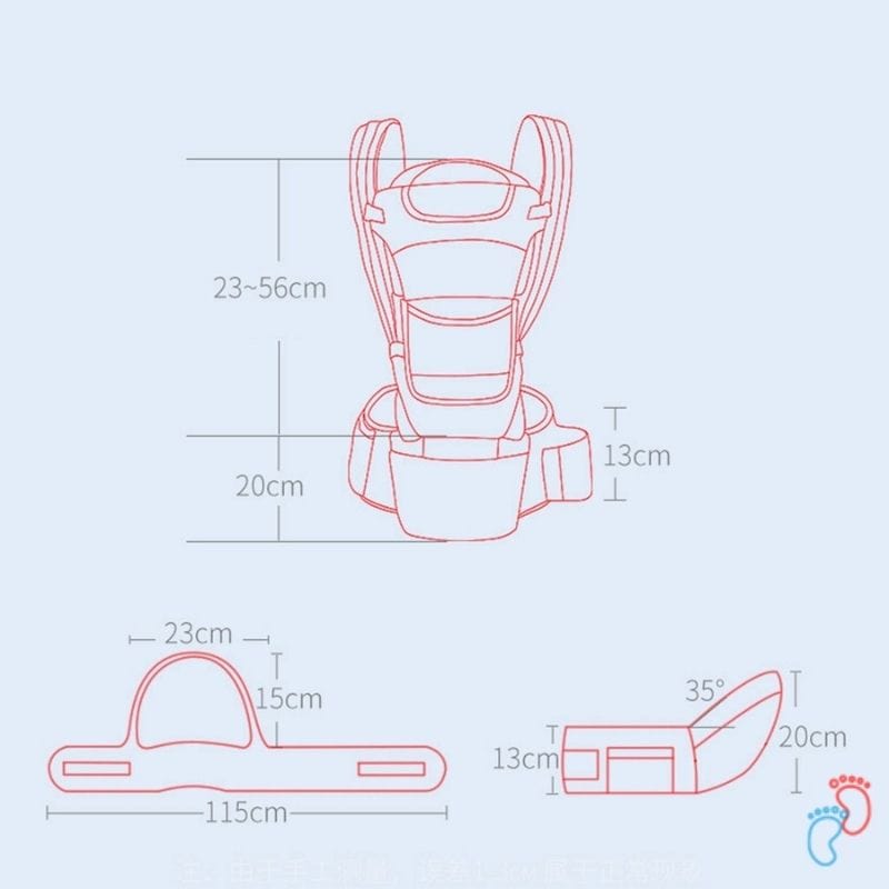 Porte bébé ergonomique 3 en 1 - BABY CARRY - Nayliss™