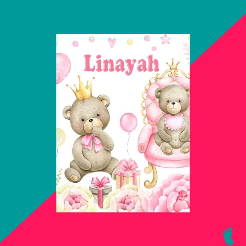 Couverture personnalisé bébé - BEAR DREAM