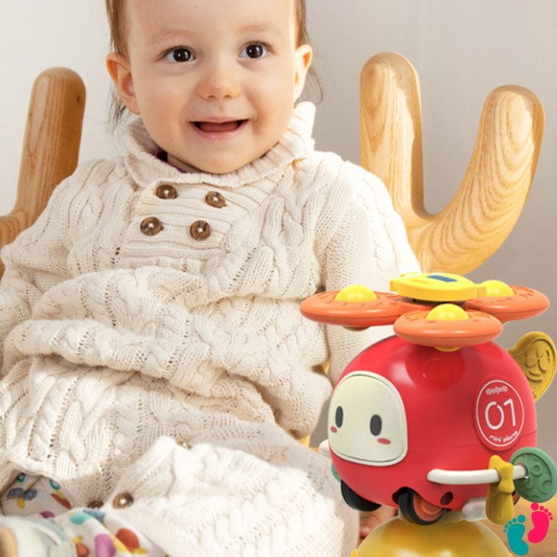 Hochet sensoriel Montessori 3 en 1 - BABY SPINNER