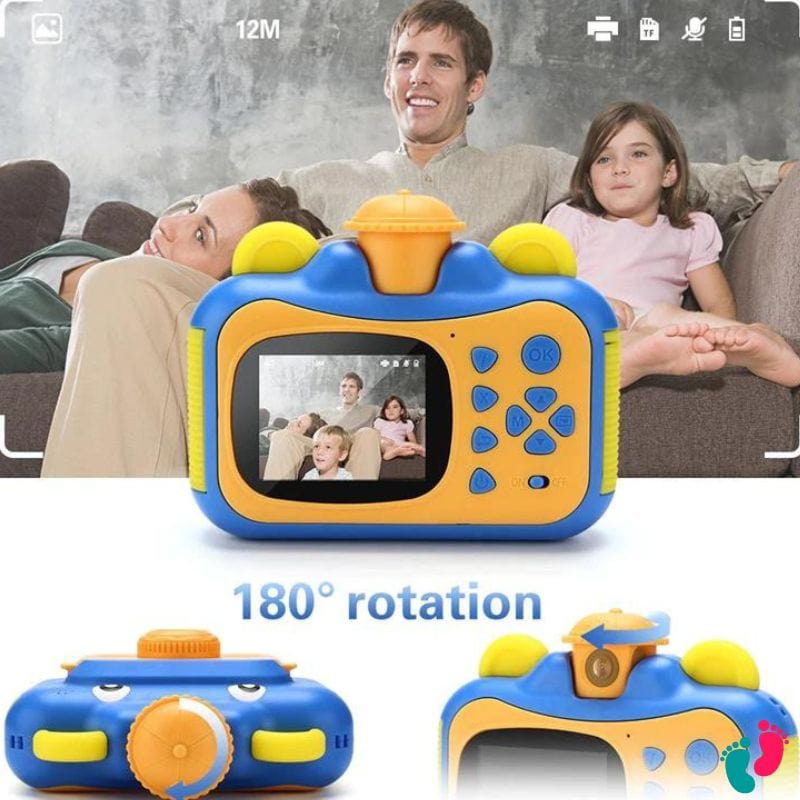 KIDS PRINT - Appareil photo numérique à impression instantanée (3 recharges incluses) - Nayliss™