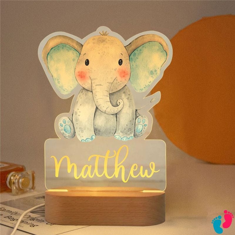 Veilleuse personnalisée éléphant pour enfant - ELEPHANT LIGHT - Nayliss™