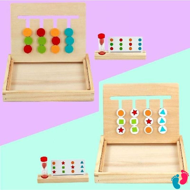 Jeu de tri sensoriel en bois - KIDS COLORS - Nayliss™