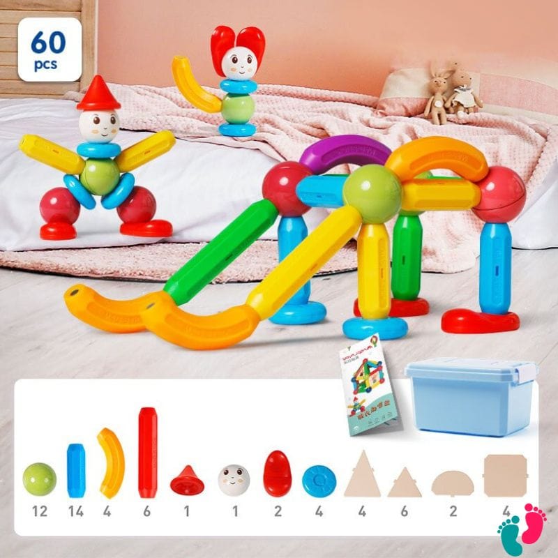 Jeu de construction magnétique - MAGNETIC BLOCKS - Nayliss™