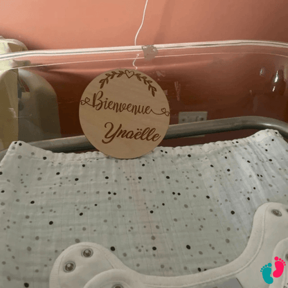 Plaque de naissance personnalisé - BABY WELCOME