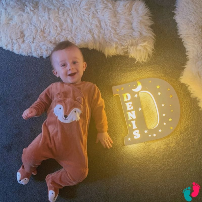 Veilleuse lettre personnalisé prénom enfant - LAMP LETTER