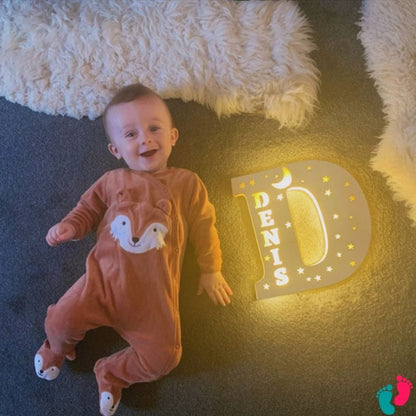 Veilleuse lettre personnalisé prénom enfant - LAMP LETTER