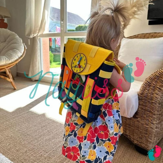 Sac a dos éducatif Montessori en feutrine - KIDS CASE