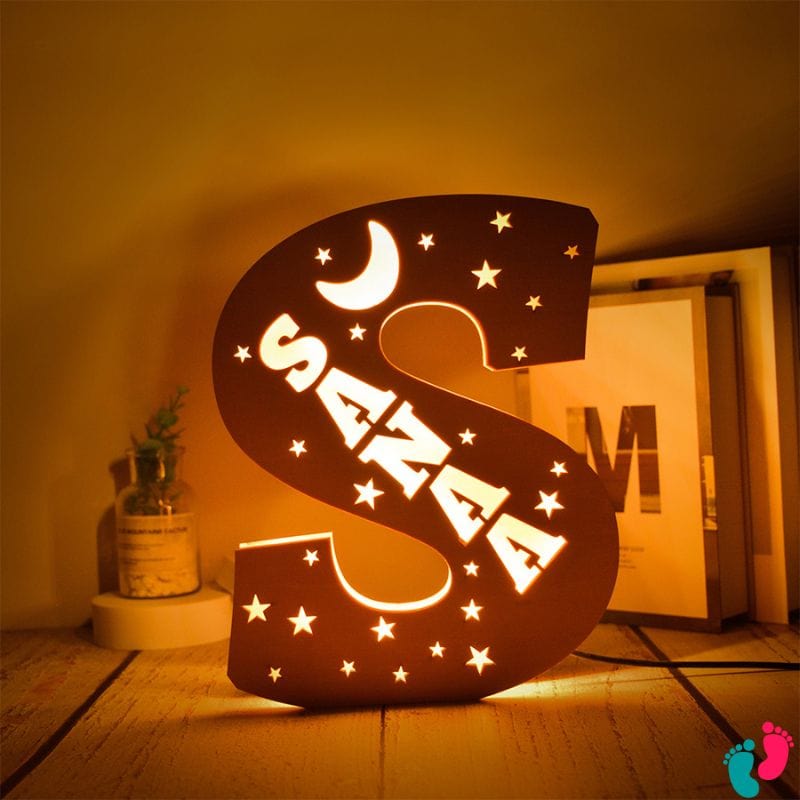 Veilleuse lettre personnalisé prénom enfant - LAMP LETTER