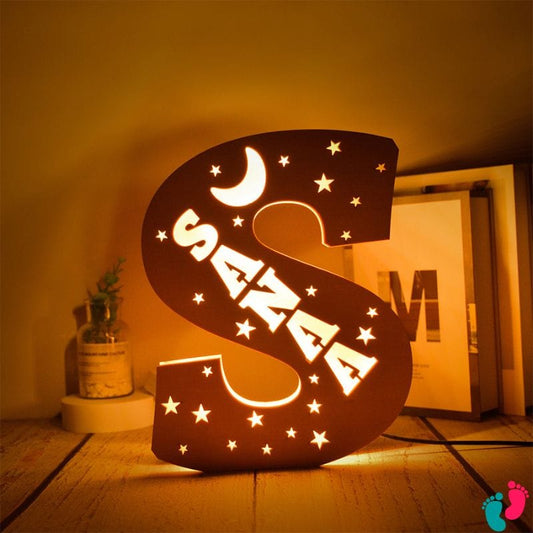 Veilleuse lettre personnalisé prénom enfant - LAMP LETTER