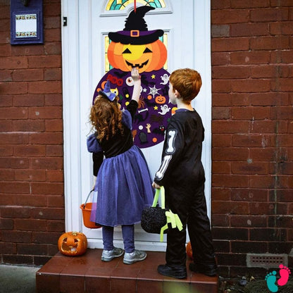Citrouille éducative Montessori en feutrine - KIDS HALLOWEEN