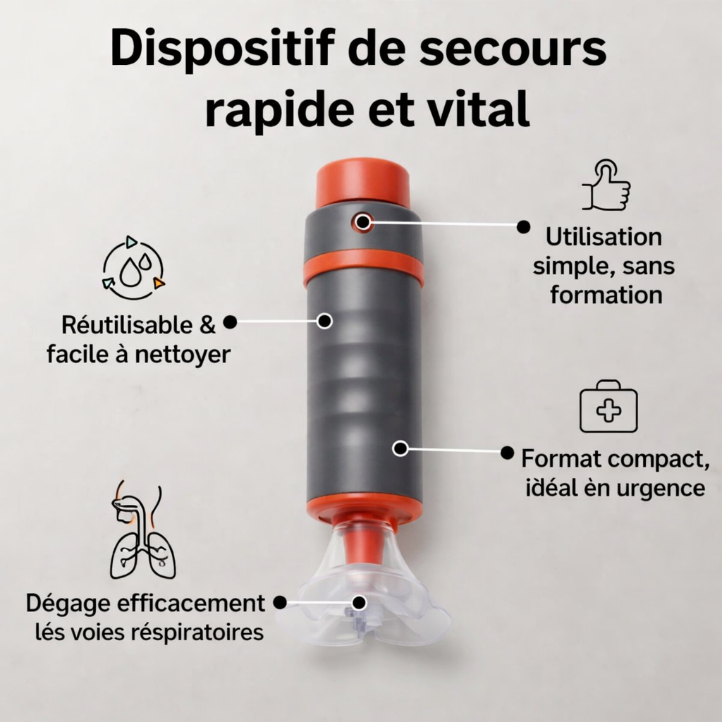 Dispositif automatique sécurité anti étouffement qui sauve des vies - SECURILIFE FAMILY