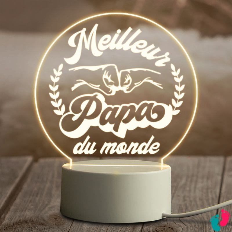 Veilleuse pour le meilleur des papas - DADY BEST