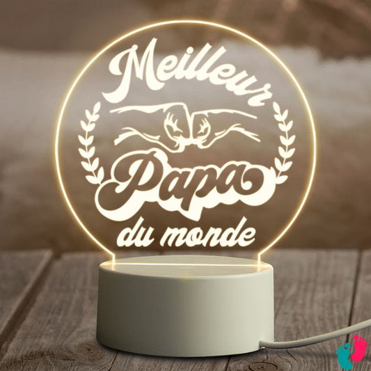Veilleuse pour le meilleur des papas - DADY BEST