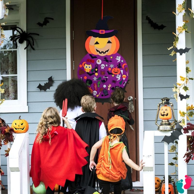 Citrouille éducative Montessori en feutrine - KIDS HALLOWEEN
