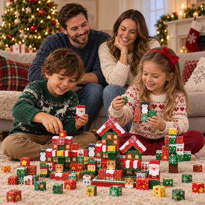 Christmas world - bloc magnétique de Noël