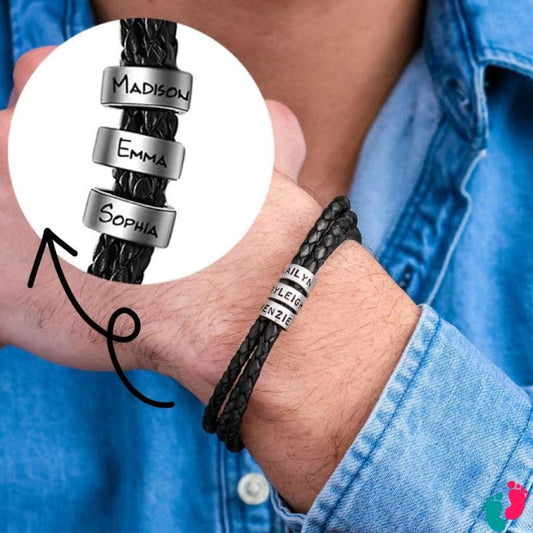 Bracelet personnsalisé pour papa - DADY STONE