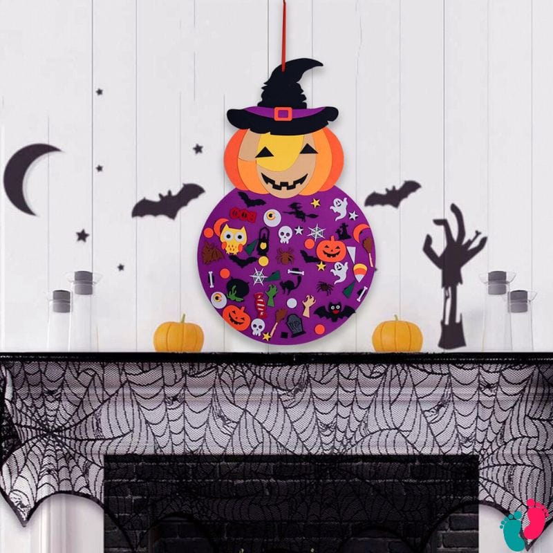 Citrouille éducative Montessori en feutrine - KIDS HALLOWEEN