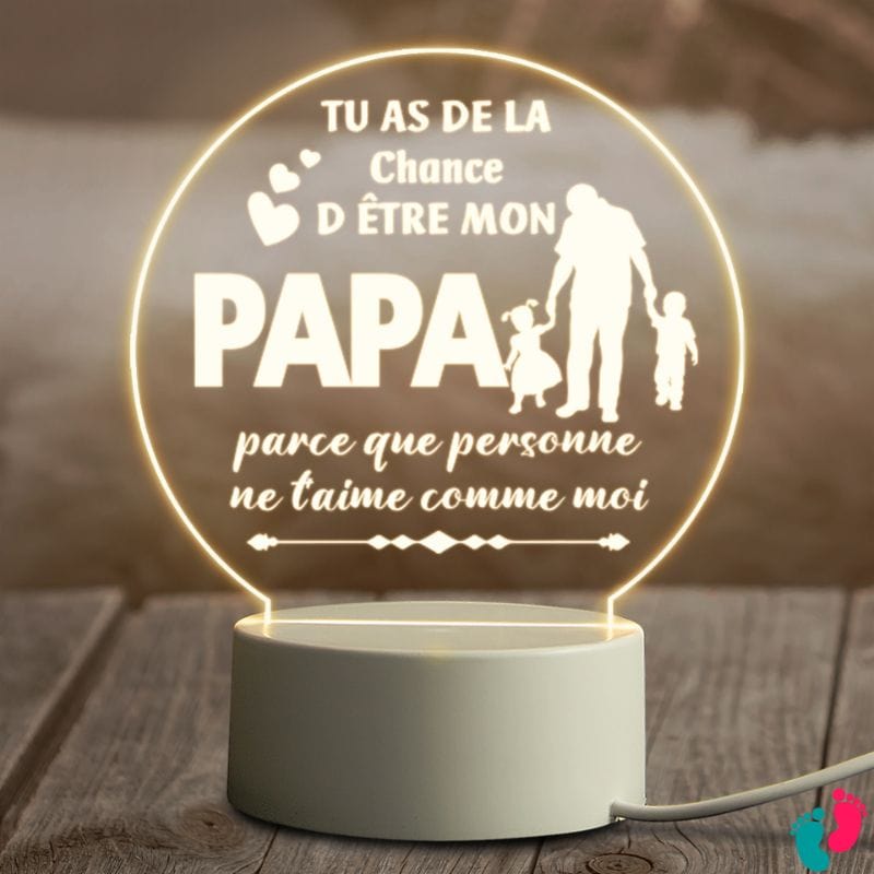 Veilleuse pour le meilleur des papas - DADY BEST