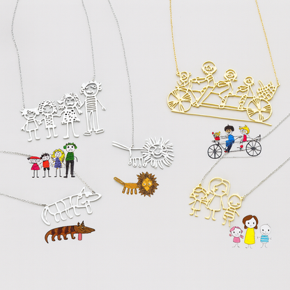 collier de dessin personnalisé - MY ARTIST