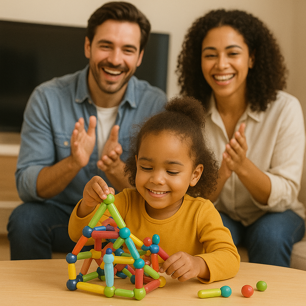 Jeu de construction magnétique - MAGNETIC STICKS (54 PCS + 10 PCS OFFERTES)