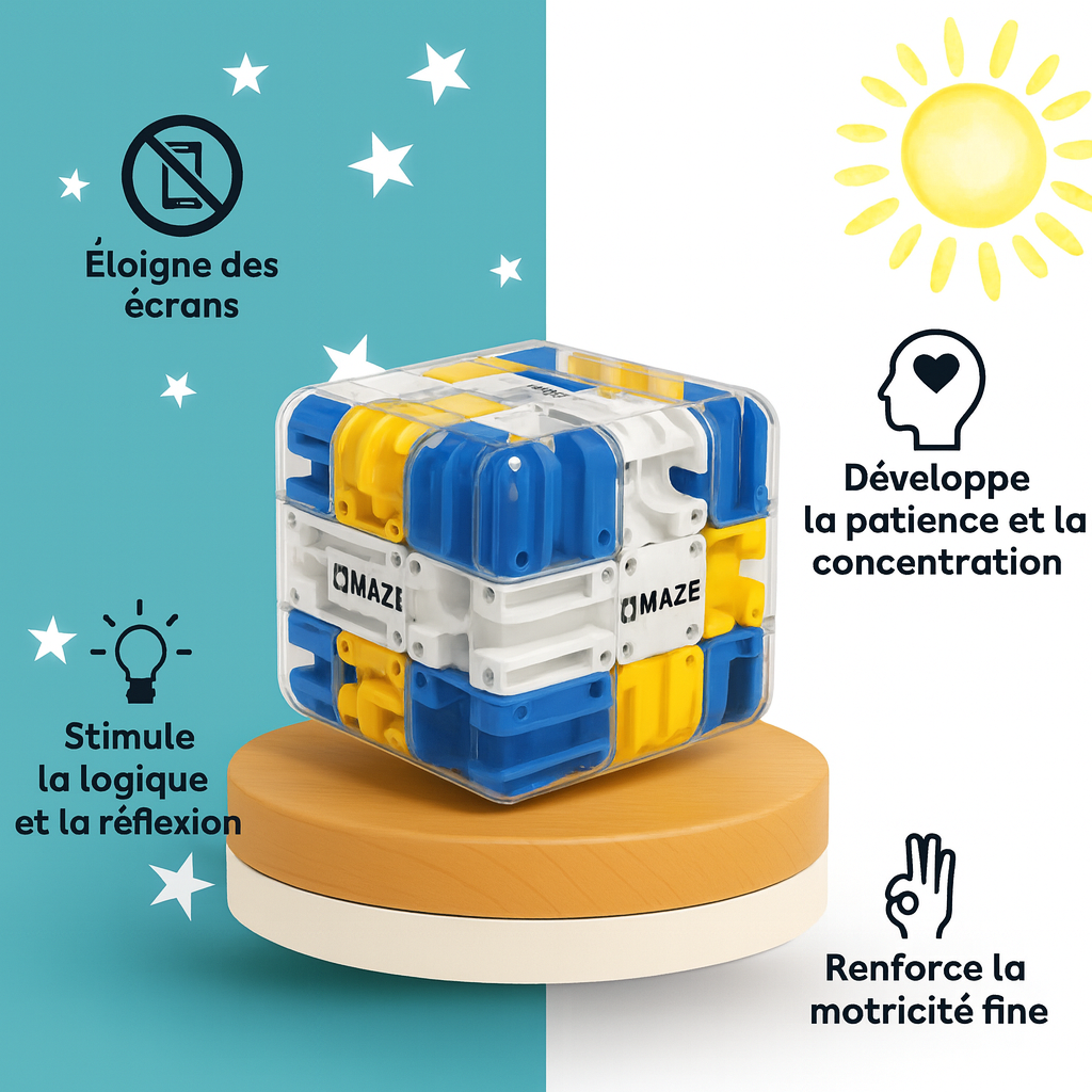 CUBE MAGIC - Cube labyrinthe 3D (1ACHETÉ + 1 GRATUIT)