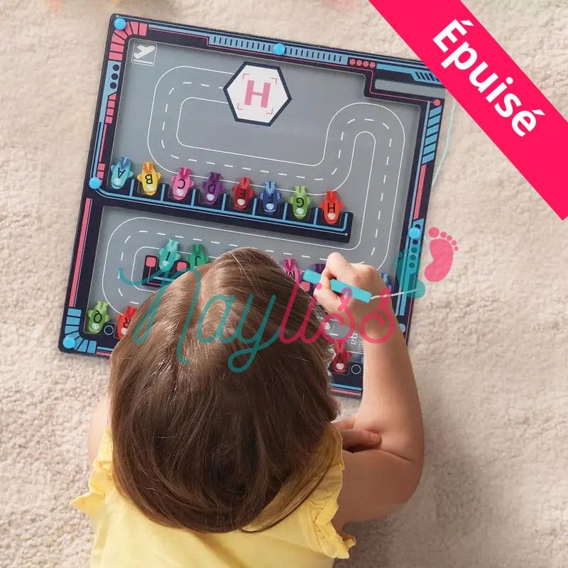 Tableau magnetique alphabet Montessori en bois - KIDS ALPHABET (NOUVEAUTÉ 2024)