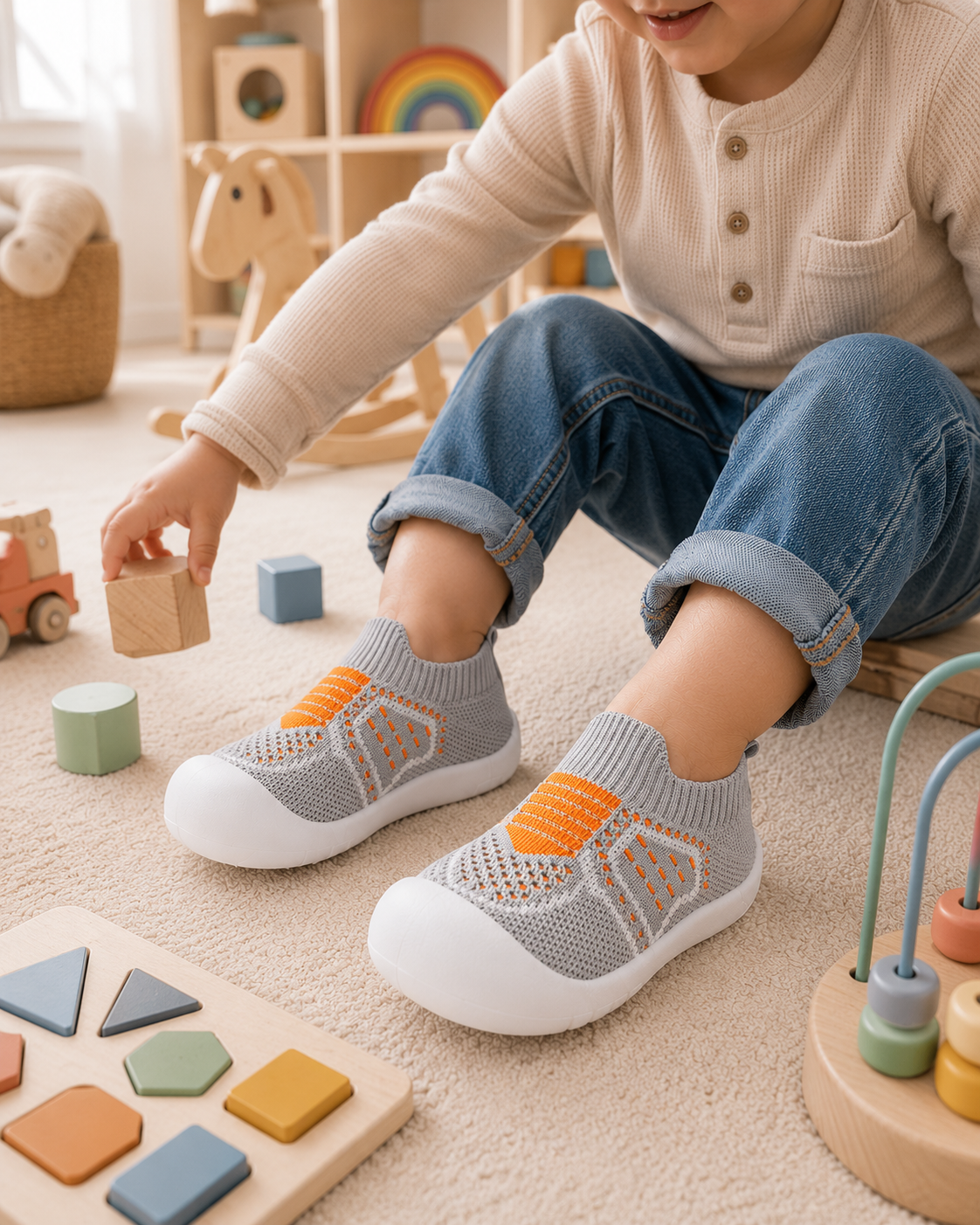 Chaussures souples respirantes en maille pour bébé - BABY SHOES