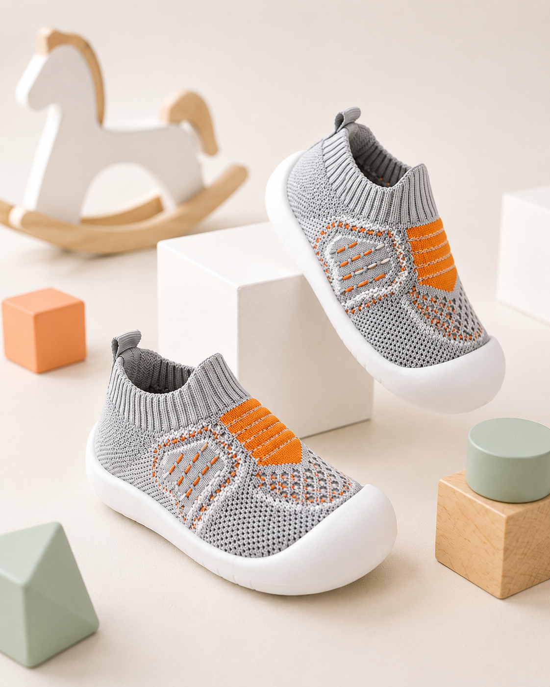 Chaussures souples respirantes en maille pour bébé - BABY SHOES