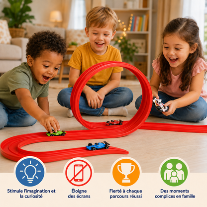 KIDS RACE - Circuit de voiture flexible