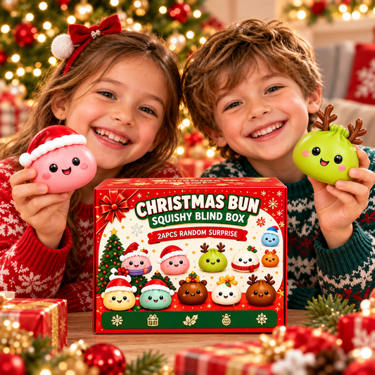 Calendrier de l'Avent squishy 24 surprises - CHRISTMAS BUN