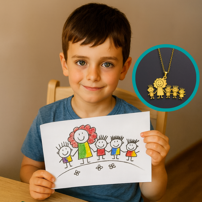 collier de dessin personnalisé - MY ARTIST