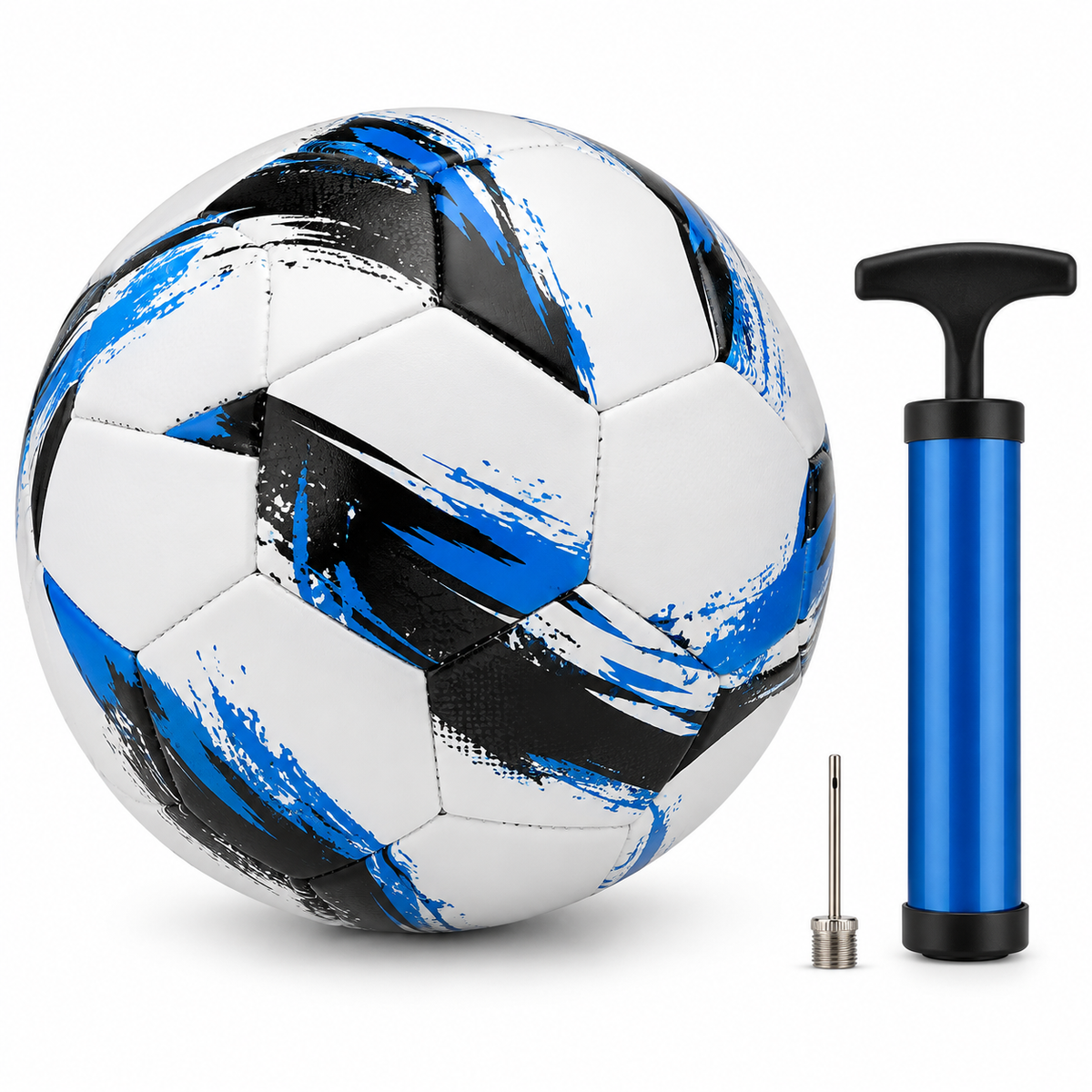 PLUS FOOT - Kit Ballon de football + Pompe et Aiguille