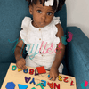 Load image into Gallery viewer, Eco-responsible personalized wooden children&#39;s puzzle - BABY NAME