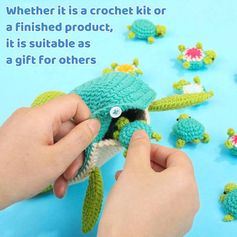 TURTLE MEMORY - Jeu de memoire tortue au crochet à réaliser