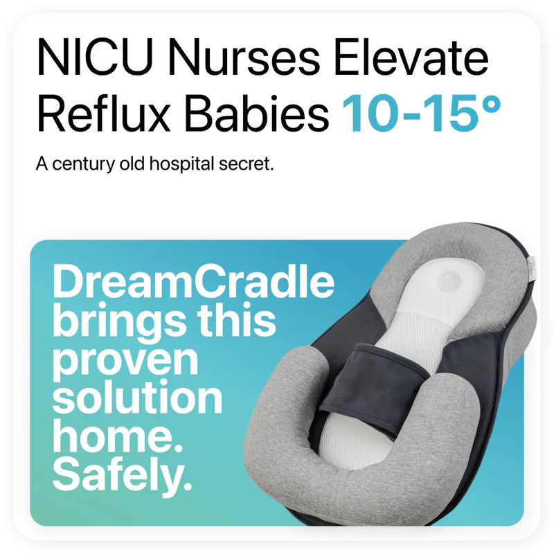 DreamCradle™ – Pour le reflux, les coliques et un meilleur sommeil