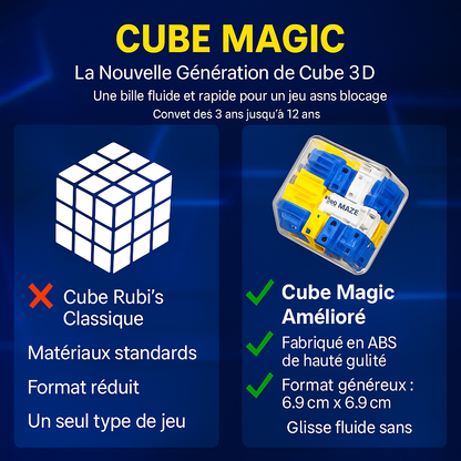CUBE MAGIC - Cube labyrinthe 3D (1ACHETÉ + 1 GRATUIT)