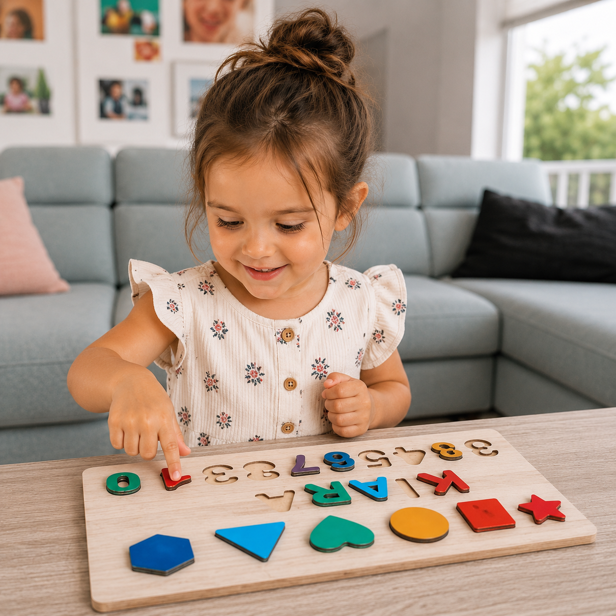 Puzzle enfant bois personnalisé éducatif éco-responsable - BABY NAME