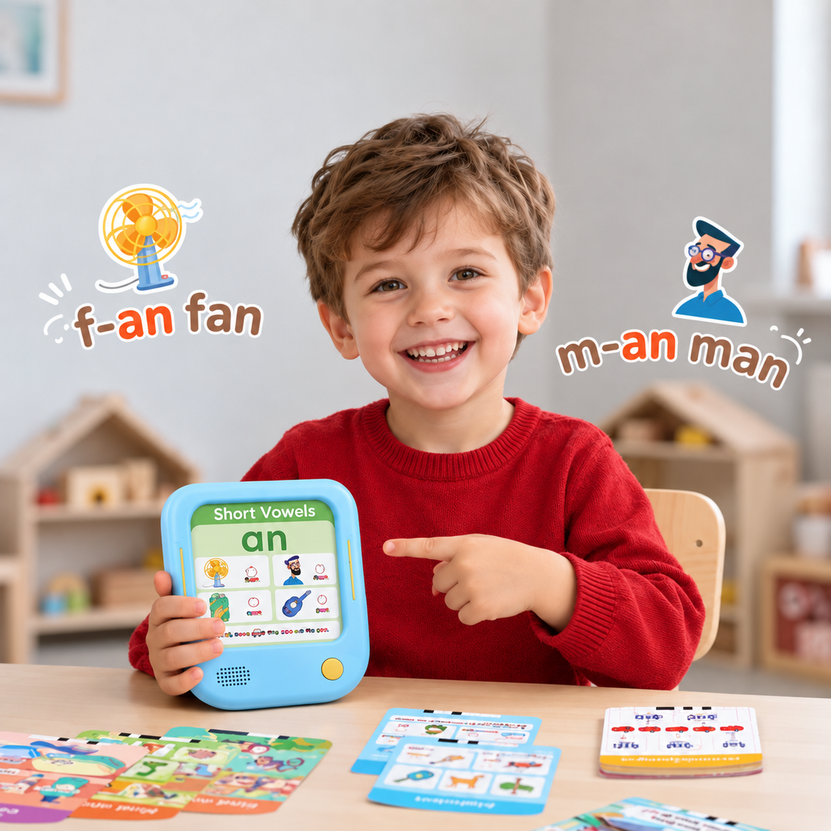 Kids English - Tablette d’apprentissage phonique interactive