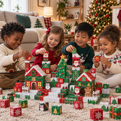 Christmas world - bloc magnétique de Noël