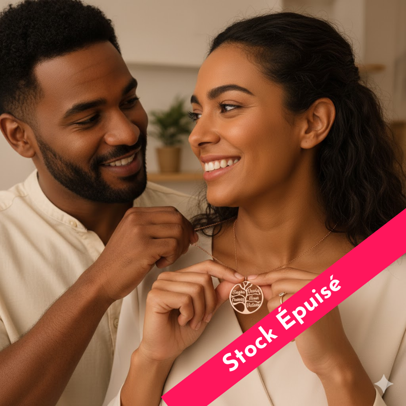 Le Collier arbre de vie personnalisé (45 cm) - FAMILY TREE (2 ACHETÉS + 1 GRATUIT)