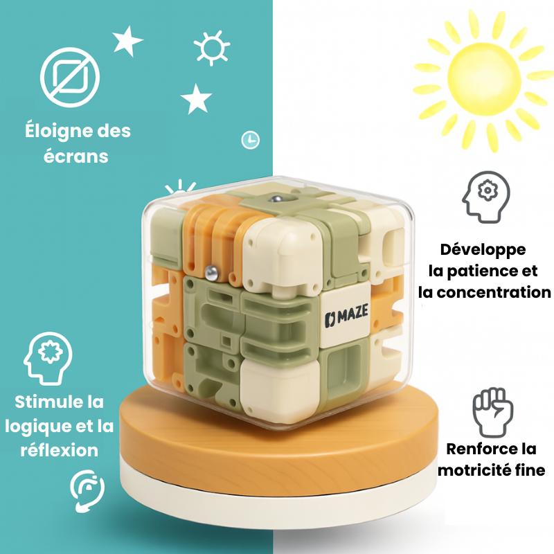 CUBE MAGIC - Cube labyrinthe 3D (1ACHETÉ + 1 GRATUIT)