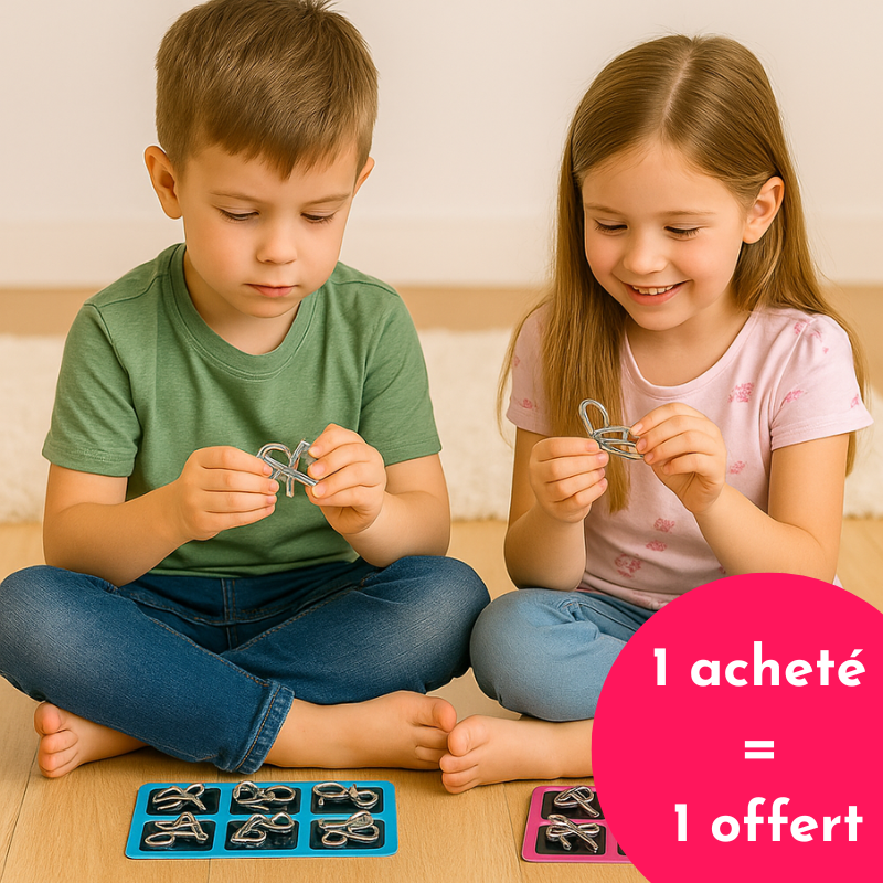 Pack de 8 Casses-têtes Montessori - KIDS BRAIN