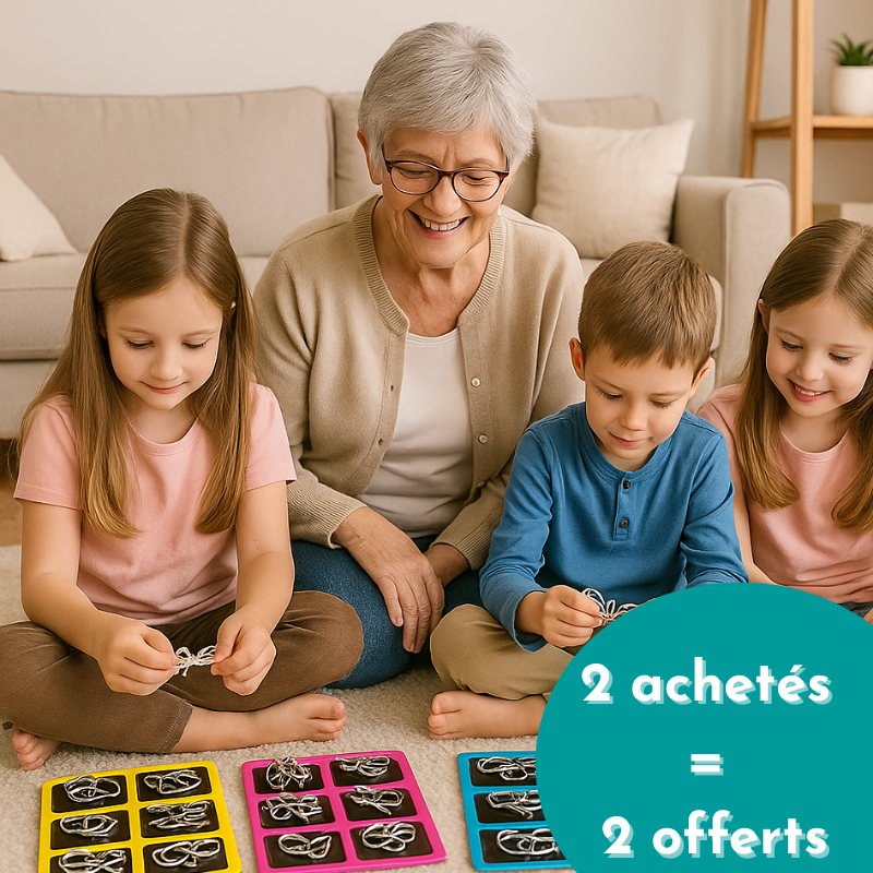 Pack de 8 Casses-têtes Montessori - KIDS BRAIN