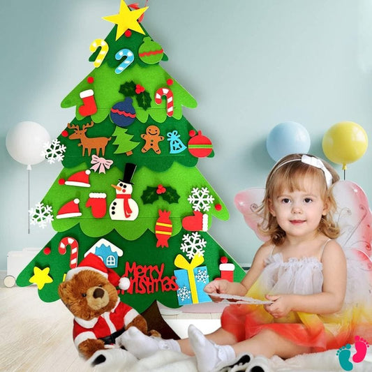 Sapin de noël éducatif Montessori en feutrine - KIDS CHRISTMAS